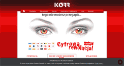 Desktop Screenshot of korr.pl